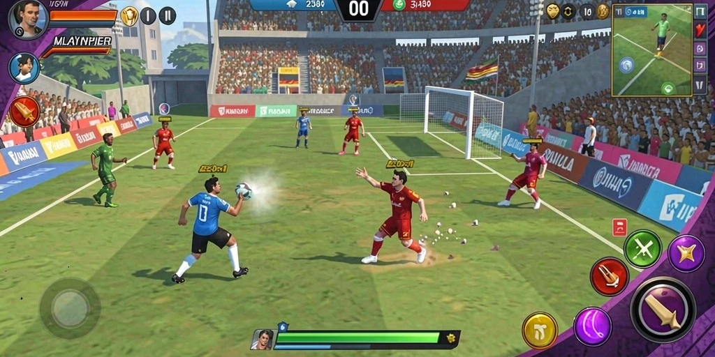 Mode multiplayer yang mengasyikkan untuk kompetisi.