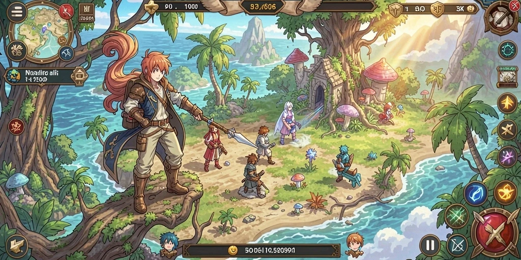 Demontrasi gameplay saat menjelajahi level menantang.