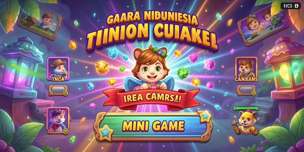 Menu permainan yang beragam dan menarik bagi pengguna.