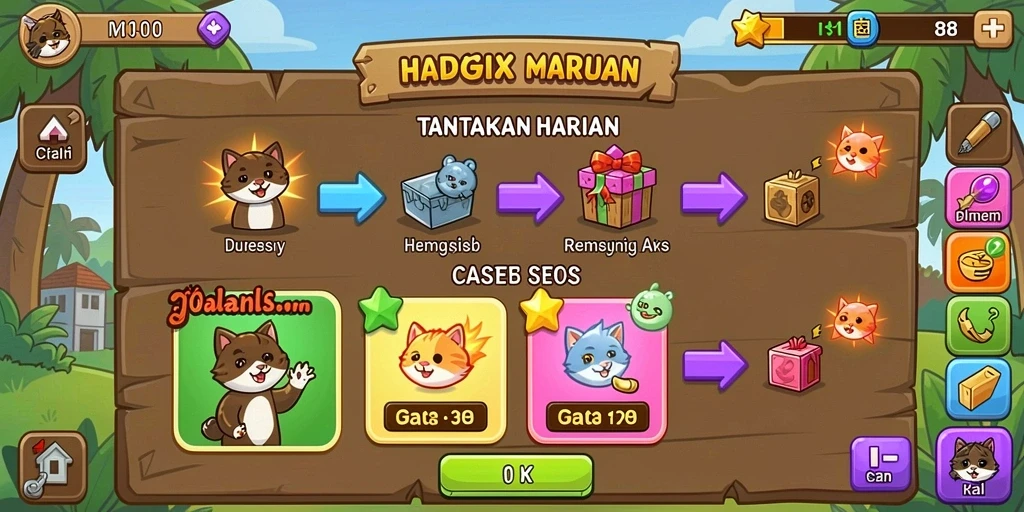 Grafik yang memukau dan penuh warna.